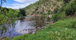 La curva del rio quilpo en San Marcos Sierras